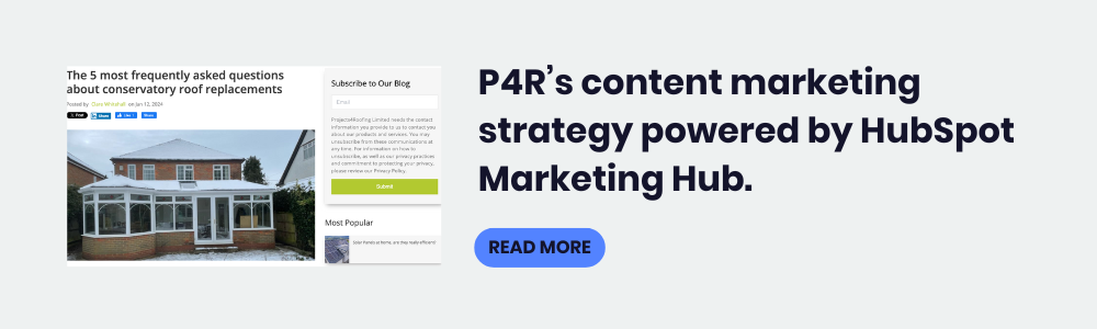 hubspot marketing hub and construction companies