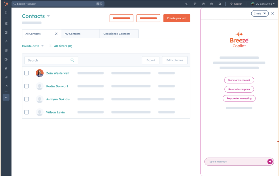 empresas construccion hubspot ai