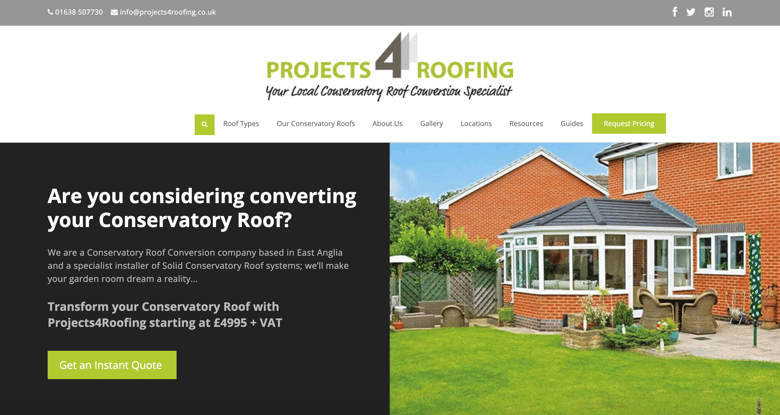 projects4roofing conservatory transformation