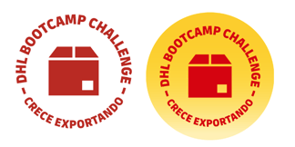 Logotipos del Desafío DHL Bootcamp 2022