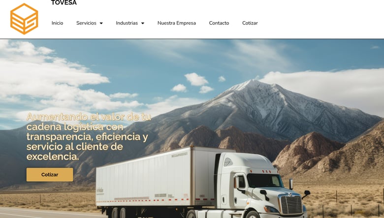 Sitio web de Tovesa