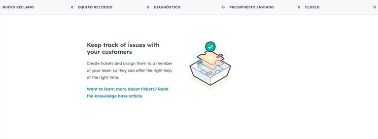Pipeline de tickets