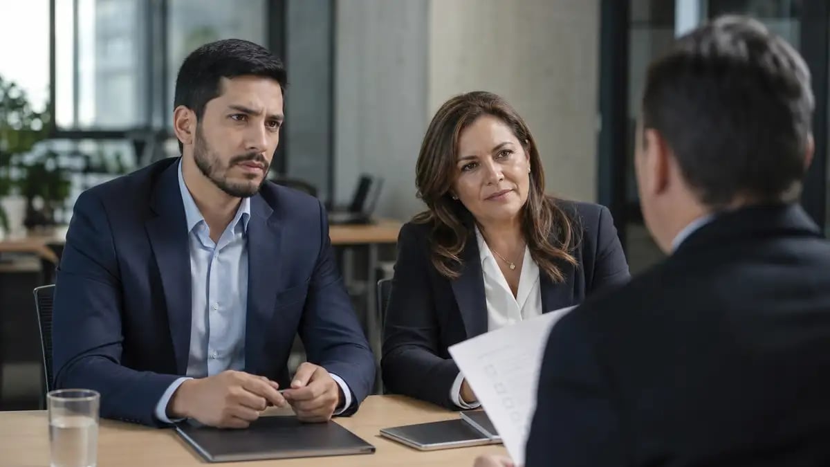Equipo de una agencia de inbound marketing respondiendo las preguntas de evaluación de un cliente potencial