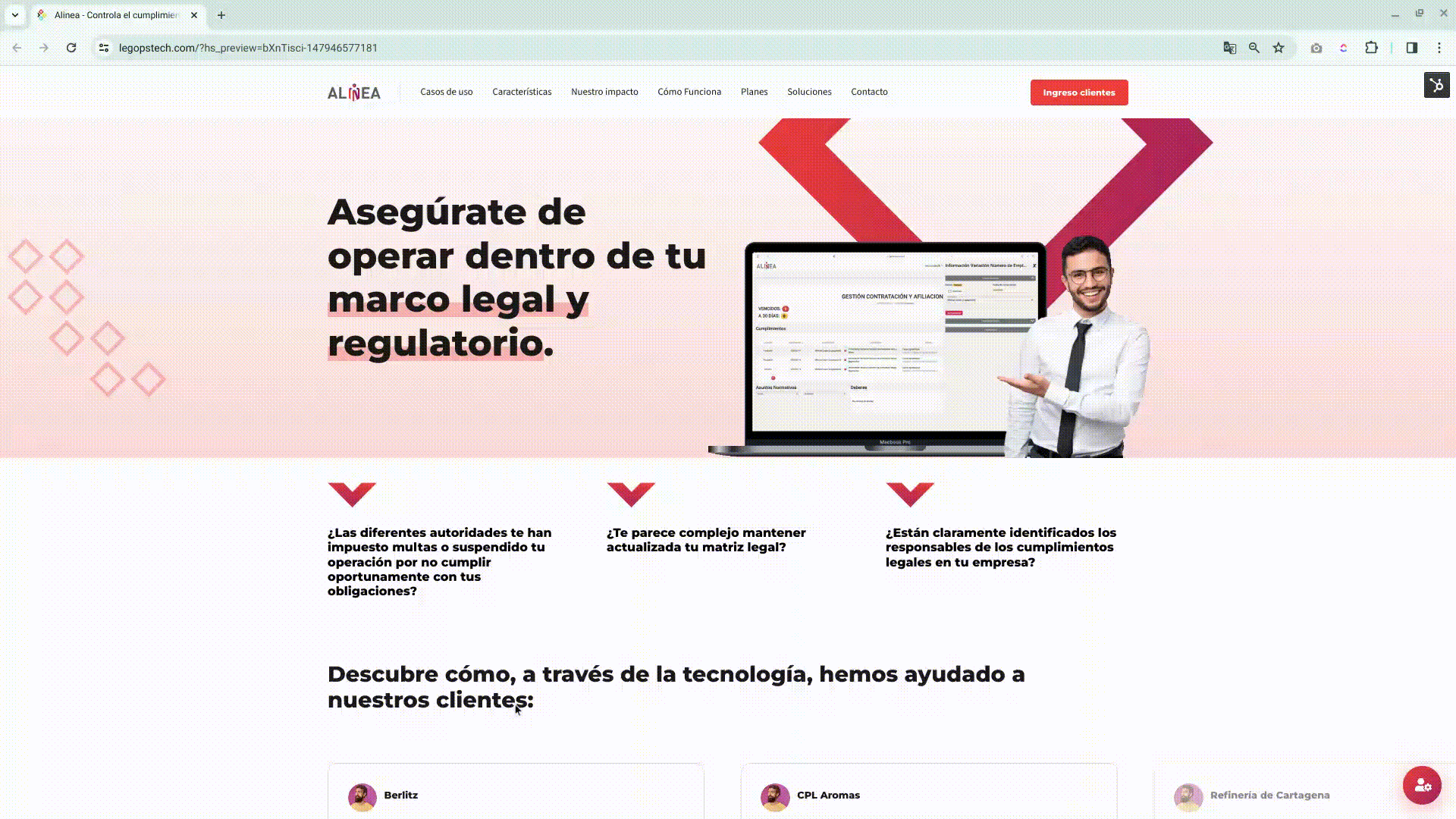 Alinea ahora